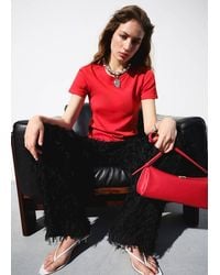 Mango - Shell Pendant Necklace - Lyst