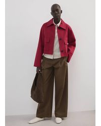 Mango - Cotton Jacket With Pockets - Lyst