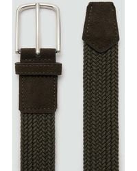 Mango - Braided Elastic Belt - Lyst