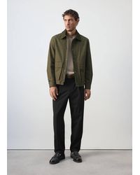 Mango - Water-Repellent Jacket With Pockets - Lyst