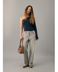 MANGO TEEN - Asymmetric Knit Sweater - Lyst