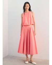 Mango - A-Line Cotton Blouse - Lyst