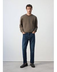Mango - Relaxed-Fit Cotton Sweatshirt - Lyst