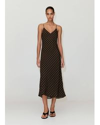Mango - V-Neck Print Dress - Lyst