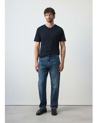 Mango - Slim Fit T-Shirt 180Gsm - Lyst