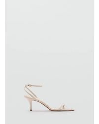 Mango - Strappy Heeled Sandals - Lyst