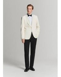 Mango - Slim Fit Wool Dinner Jacket - Lyst