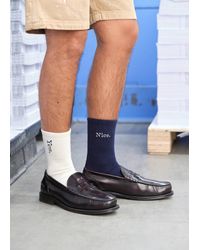 Mango - Embroidered Cotton Socks - Lyst