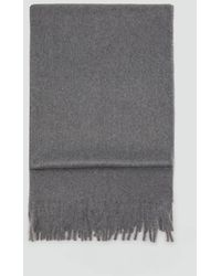 Mango - Fringed Edge Scarf - Lyst