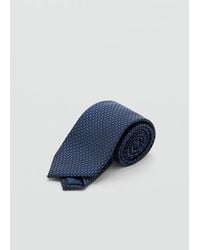 Mango - Silk Blend Tie Fastening - Lyst