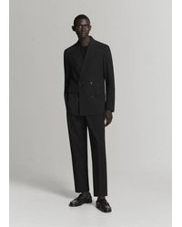 Mango - Boston Regular-Fit Double-Breasted Suit Jacket - Lyst