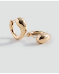 MANGO TEEN - Hoop Earrings - Lyst