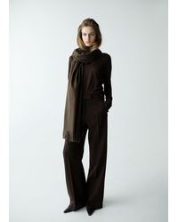 Mango - V-Neck Knit Sweater - Lyst