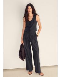 Mango - Linen-Blend Suit Waistcoat - Lyst