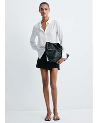 Mango - Fluid Long-Sleeved Blouse - Lyst