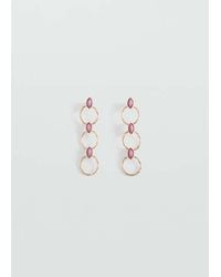 MANGO TEEN - Long Beaded Earrings - Lyst