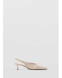 Mango - Woven Toe Cap Shoe - Lyst