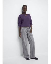 MANGO TEEN - Ribbed Jumper With Cut-Out Detail - Lyst