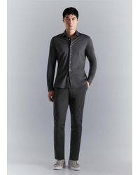 Mango - Slim Fit Comfort Stretch Non-Iron Cotton Shirt - Lyst