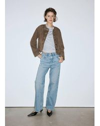 Mango - Miami Medium-Rise Straight-Fit Jeans - Lyst
