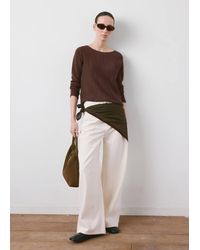 Mango - Open-Knit Long-Sleeve Jumper - Lyst
