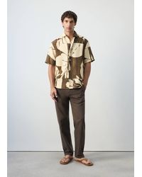 Mango - Regular-Fit Printed Shirt - Lyst