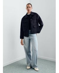 Mango - Wool Jacket With Pockets - Lyst