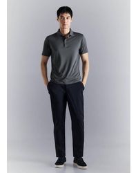 Mango - Comfort Stretch Coolmax Polo - Lyst