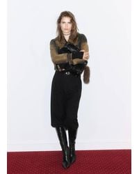 Mango - Leather Jacket With Worn Effect - Lyst