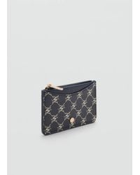 Mango - Logo Zip Card Holder - Lyst