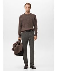Mango - Fluid Regular-Fit Trousers - Lyst