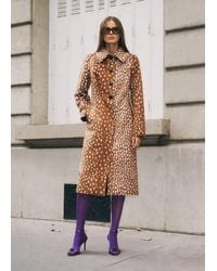 Mango - Long Bambi Faux-Fur Coat - Lyst