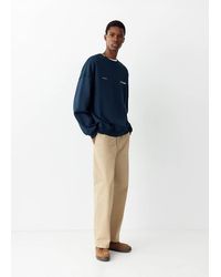 MANGO TEEN - Cotton Sweatshirt With Printed Text - Lyst