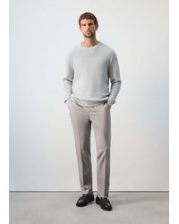 Mango - 100% Cotton Mid-Weight Knit Jumper - Lyst