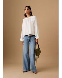 MANGO TEEN - Blouse With Lurex Details - Lyst