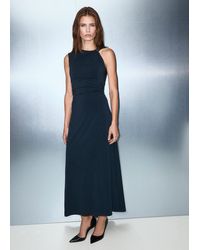 Mango - Fitted Dress With Metal Detail - Lyst