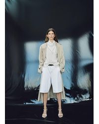 Mango - Striped Blouse With Handkerchief - Lyst
