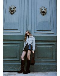 Mango - Cardigan With Shawl Collar - Lyst