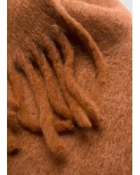 Mango - Fringed Edge Scarf - Lyst