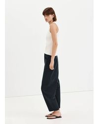Mango - High-Waisted Balloon Trousers - Lyst