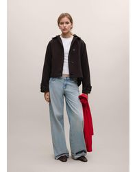 MANGO TEEN - Double-Breasted Wool-Blend Coat - Lyst