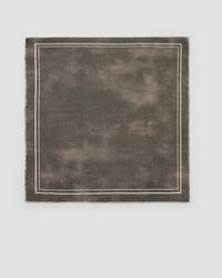 Mango - Foulard Stampa Modal Cotone Marrone - Lyst