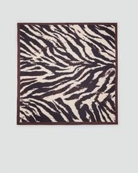 Mango - Animal Print Scarf - Lyst