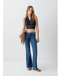MANGO TEEN - Low Waist Flare Jeans - Lyst