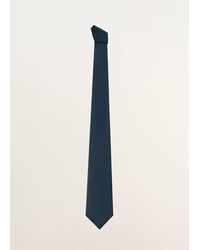 Mango - 100% Silk Tie - Lyst