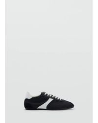Mango - Combined Trainers With Laces - Lyst