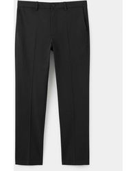Mango - Bologna Cropped Slim-Fit Trousers - Lyst