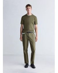 Mango - Regular Fit Thermolite Trousers - Lyst