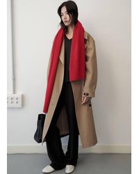 Mango - 100% Cashmere Knitted Scarf - Lyst