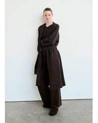 Mango - Long Knitted Robe - Lyst